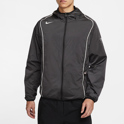 耐克男子拒水足球全长拉链开襟夹克HV6407