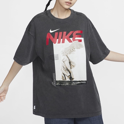 耐克Nike Sportswear女子水洗 Oversize 风T恤