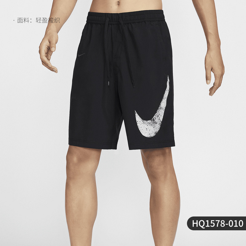 Nike耐克短裤男裤2026新款秋季透气大勾运动裤跑步五分裤男HQ1578