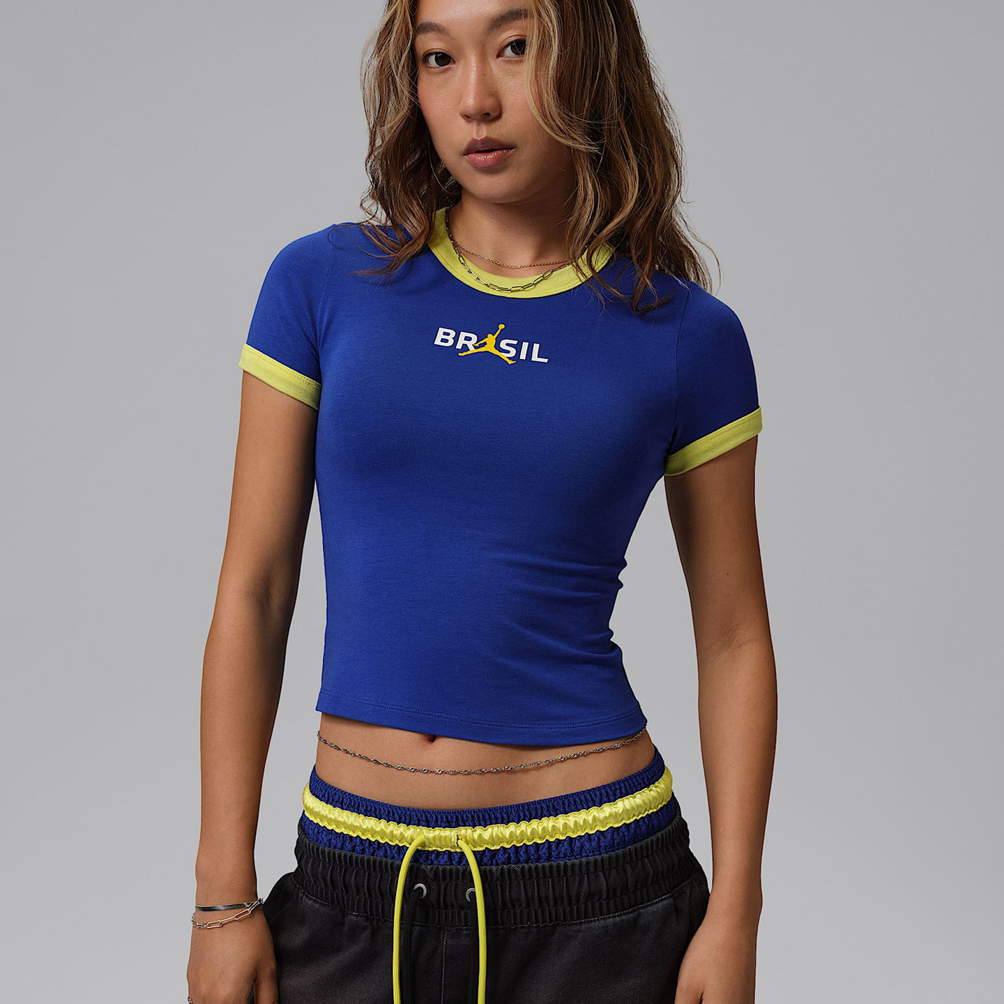 Nike/耐克巴西队Jordan 女子印花T恤IF3927