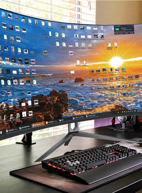 32英寸曲面液晶显示器144HZ高清2K游戏PS4电脑大屏幕27壁挂外接24