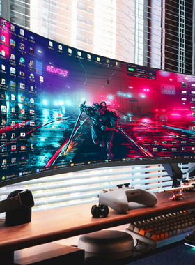 32英寸曲面液晶144HZ显示器2K电脑27电竞游戏165HZ高清显示屏幕24