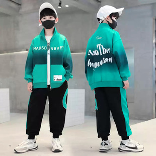 大牌折扣男童套装2026秋装新款潮帅气时髦休闲中大儿童春秋外套运