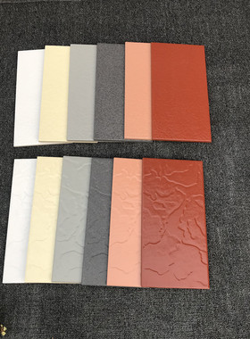 15x30cm麻面通体外墙砖白色红色工程定制窗线墙砖灰色瓷砖