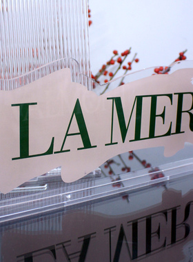 透明桌牌医美护肤品牌直播间logo立体字桌面展示立牌亚克力台卡