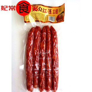 腊肉腊肠 腊味年货 湖南特产 唐人神纯咸味红莲香肠200g