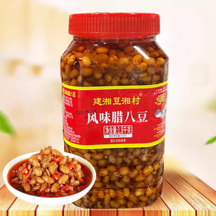 湖南特产豆湘村风味腊八豆1800克 美食好伴侣 开胃下饭菜