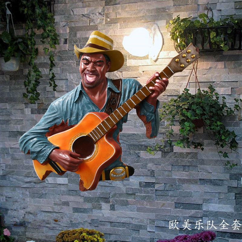 创意个性挂件墙面装饰品酒吧服装店墙饰音乐人物壁挂ktv餐厅壁饰