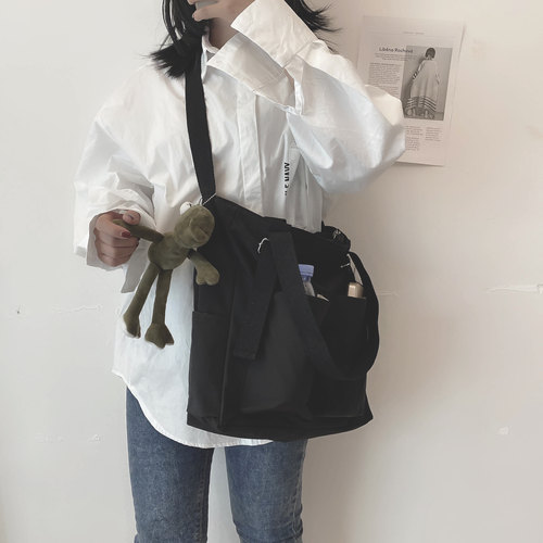 包包女大学生上课日系帆布包包
