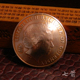 手工制作复古硬币扣 英国2便士老年女王 26MM 财布扣 真币扣
