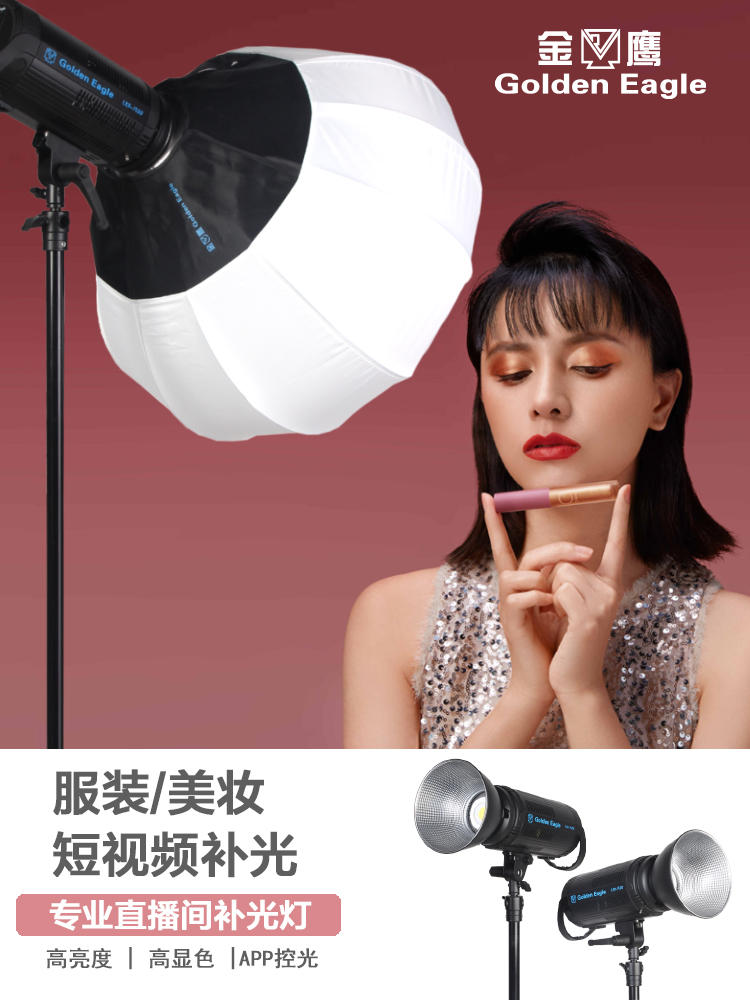 Goideneagie双色温直播灯补光灯