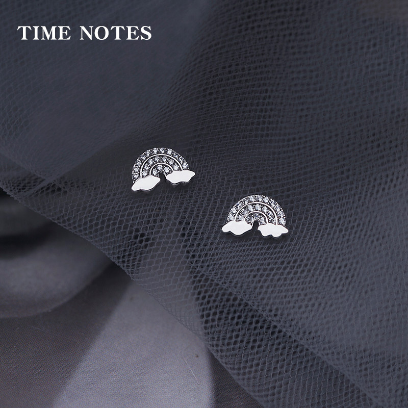 耳钉云朵流苏小巧学生七夕银饰品