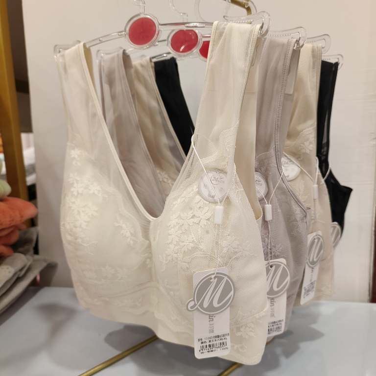 固定杯加大版文胸背心美月馨美背