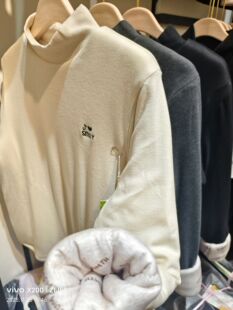 纤小羽5223高领小标套头衫 保暖上衣纯色内穿香之约 蚕丝加厚打底衫