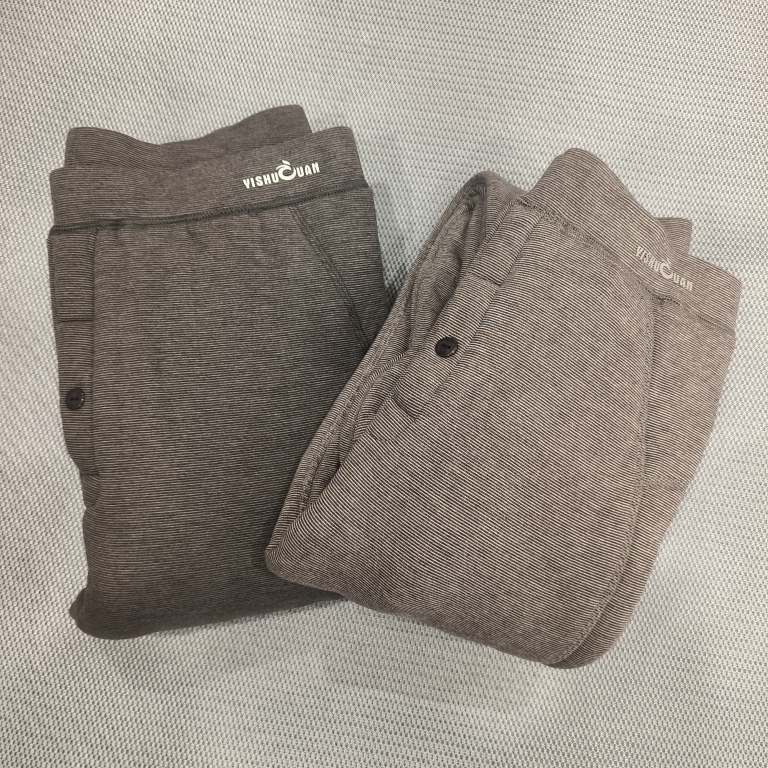 依舒缘2168羊绒蚕丝男童保暖裤加厚加绒打底裤中大童校服神裤棉裤