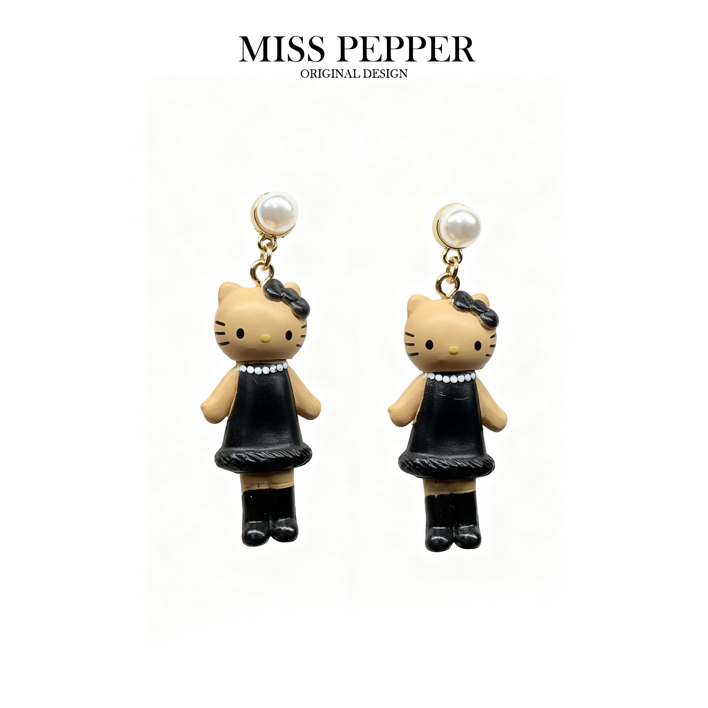 hellokitty长腿凯蒂猫耳环