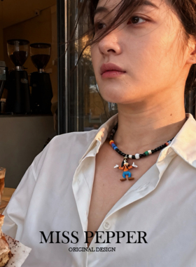 26年新款可爱卡通高飞项链女小众设计感高级气质毛衣链颈链配饰