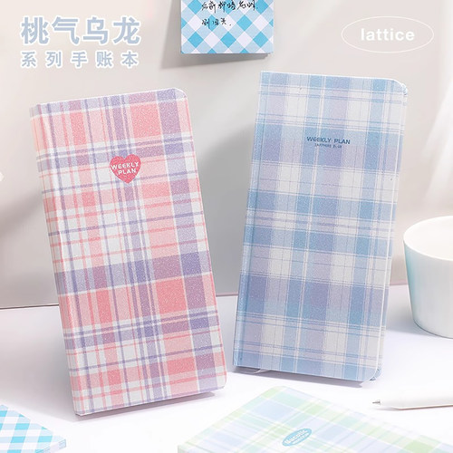 weeks格子系列手账本硬面抄