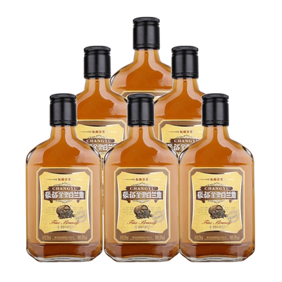 张裕38度葡萄口粮酒小瓶装白兰地