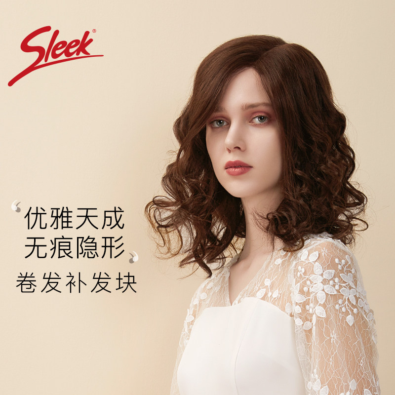 SLEEK自然头顶发卷发片图片