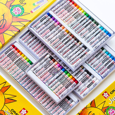 sakura oil pastel油画棒可水洗儿童kids cray-pas junior artist