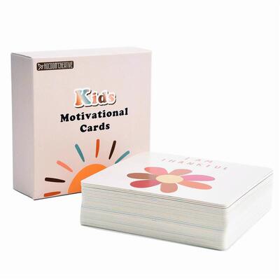 English Kids Motivational Cards 儿童鼓励卡60张高品质白卡纸