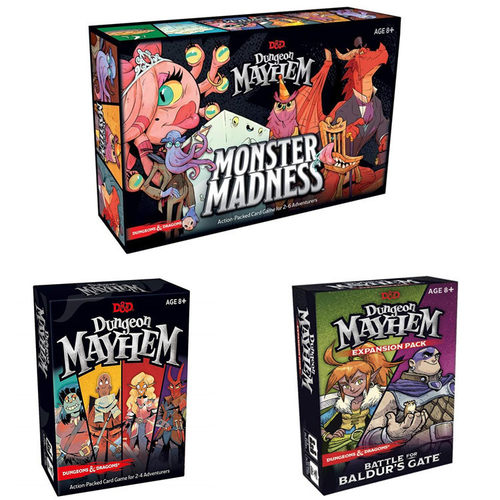 儿童系列桌游卡牌 Dungeon Mayhem地下城全英文疯狂怪物策略游戏