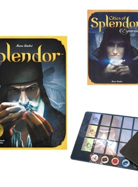英文版Splendor board game璀璨桌游宝石商人休闲聚会棋牌游戏