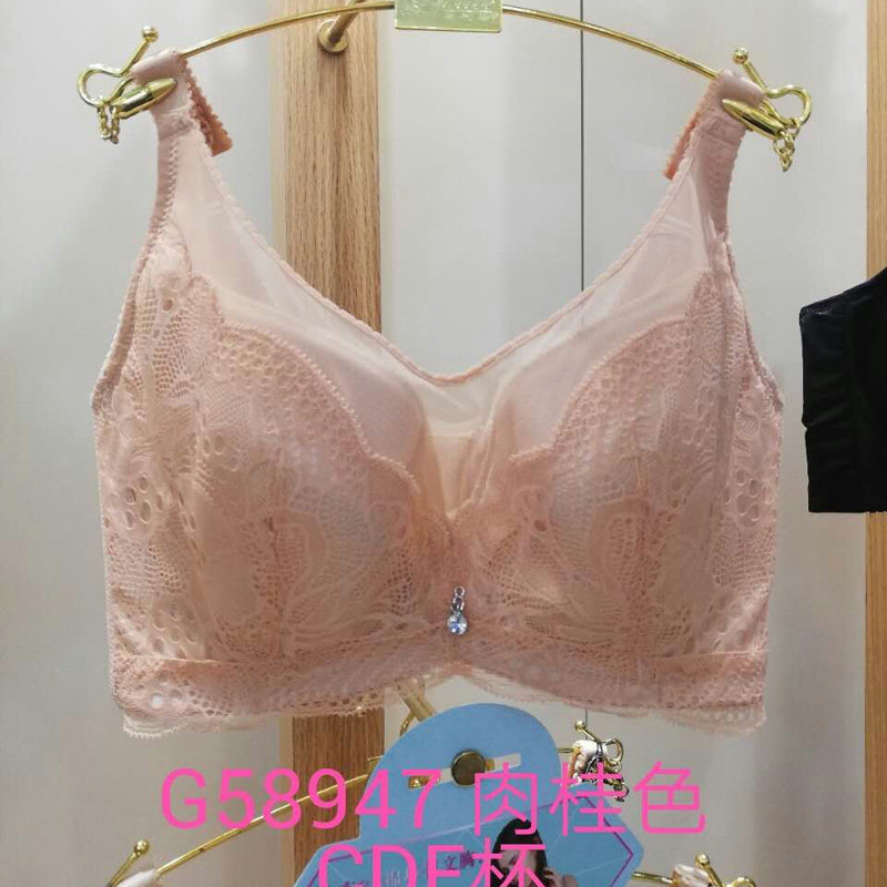 大码全罩杯抹胸调整型聚拢内衣