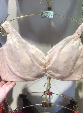 戴芝蒂超薄款聚拢文胸调整型收副乳性感蕾丝大胸显小女内衣A53968