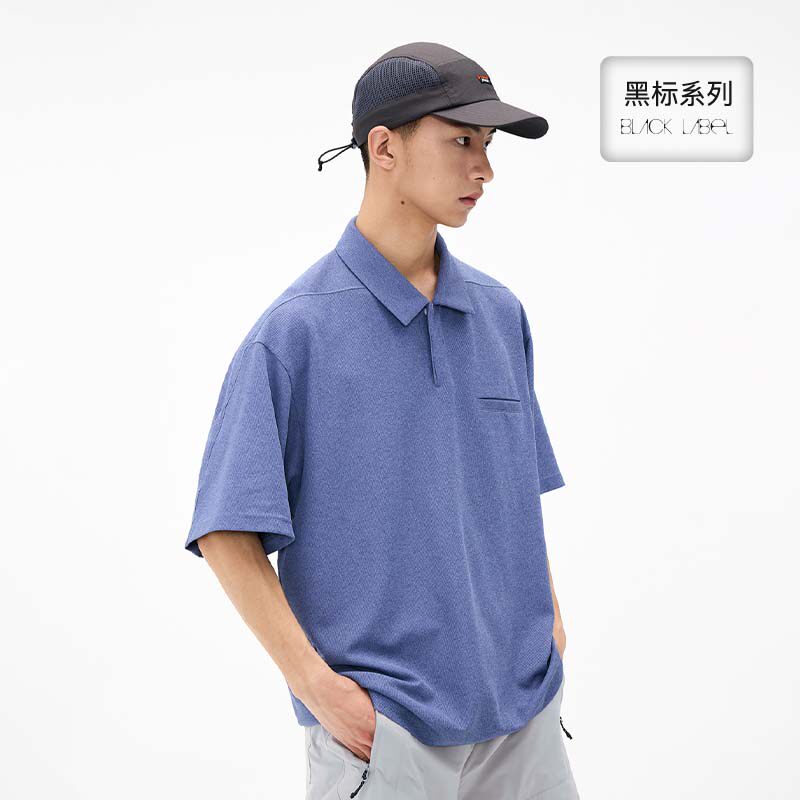 BENPANDA 「黑标」华夫格速干短袖polo上衣男新款抗菌t恤2026夏季
