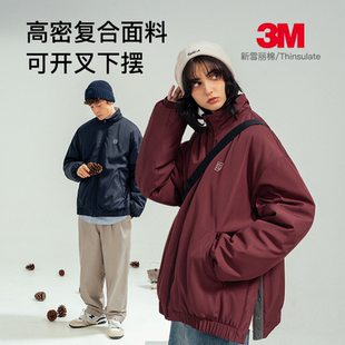 棉服男立领潮棉衣防寒加厚保暖外套 新款 BENPANDA 3M新雪丽棉冬季