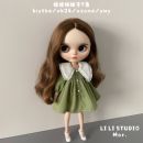 azone blythe小布 licca ob24 ymy素体娃娃领裙子9色 ob26