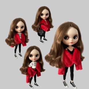 小布blythe娃衣 azone ob24 27梦凡素体 pp fr 娜娜换装娃娃衣服