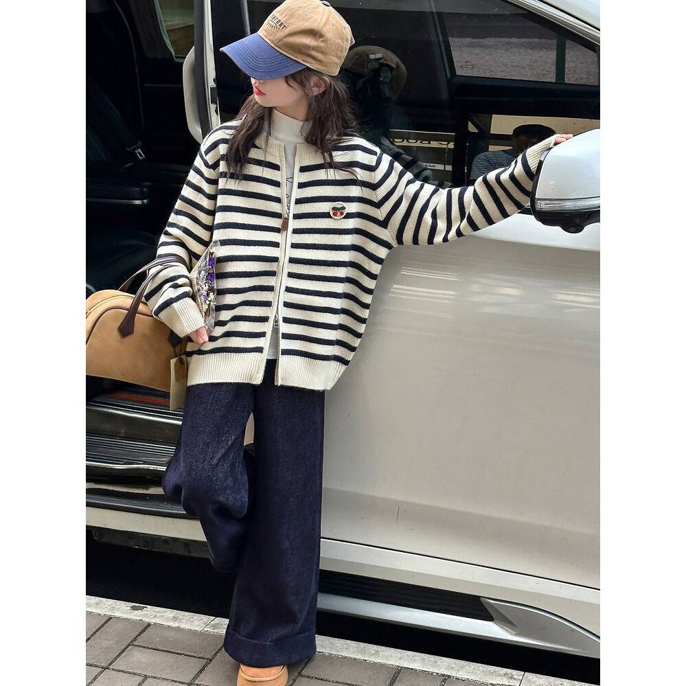 品牌专柜女童秋冬开衫毛衣2026新款韩版洋气毛线衣中大童女孩秋装