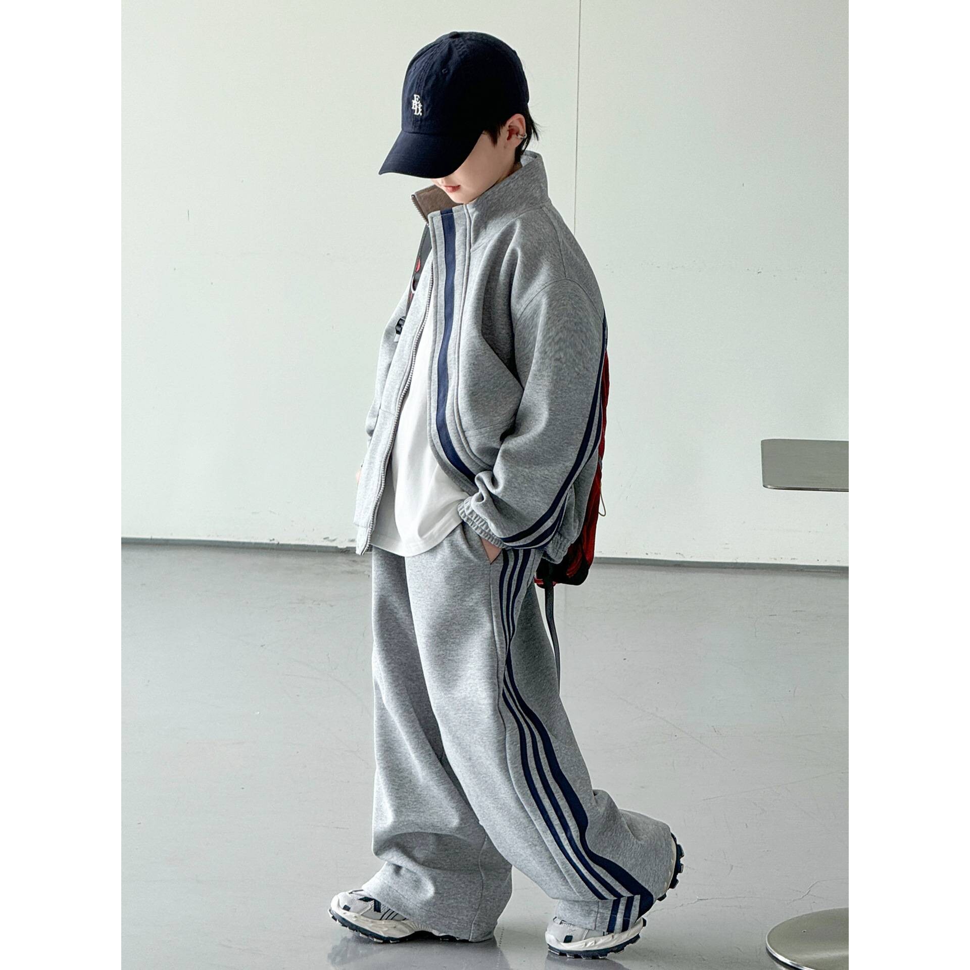 品牌专柜男童秋装套装2026春秋新款春季中大童运动服男孩休闲两件