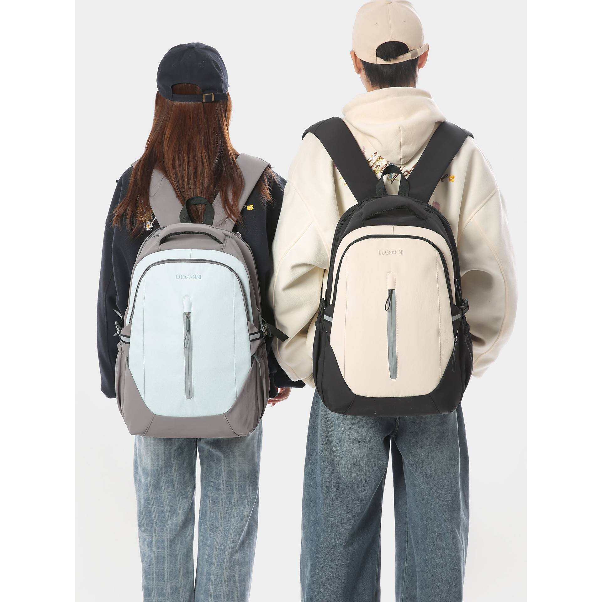 品牌专柜轻便双肩包男女大容量多用途休闲简约学生书包旅行通勤电