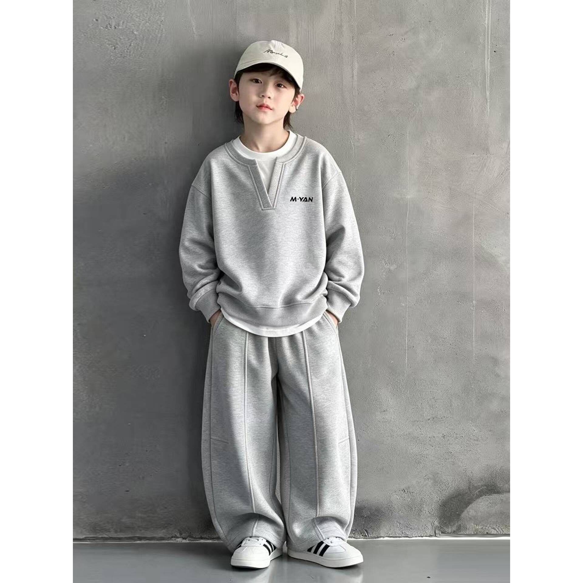 品牌专柜男童秋装套装2026新款大童帅气运动服春季儿童春秋款卫衣