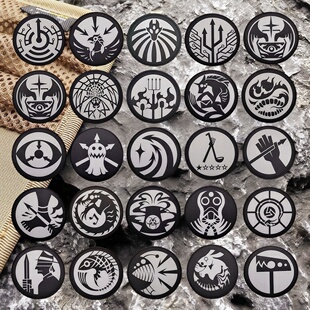 SCP超自然基金会魔术贴章 反光徽章战术士气章户外背包贴个性臂章