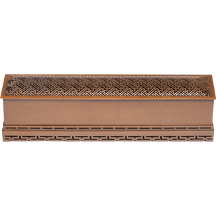 庆松堂苏工铜炉名家胡庆松制直上青云印香炉复古紫铜香道打篆熏香