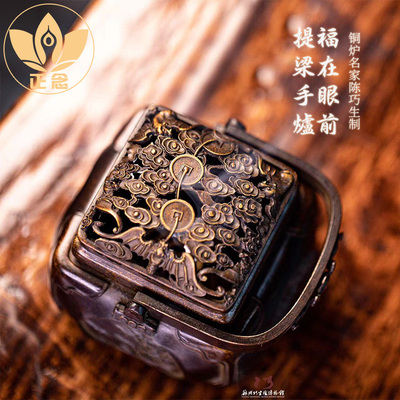 巧生炉铜炉苏工名家作品非遗传承