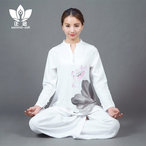 【正念】高端亚麻春夏套头瑜伽服