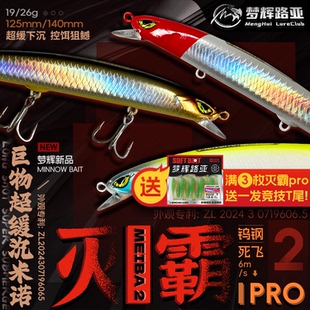 梦辉灭霸PRO钨钢死飞鳡鱼米诺四倍新防锈钓鳡鱼海鲈翘嘴路亚饵
