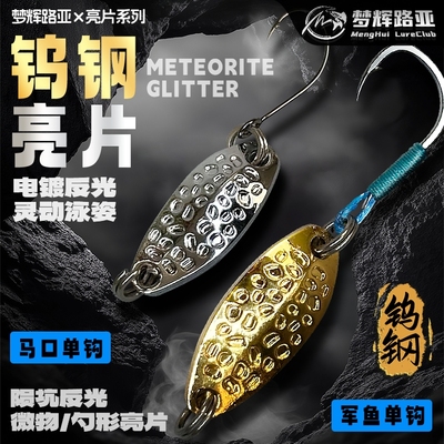 梦辉“钨钢亮片”路亚饵