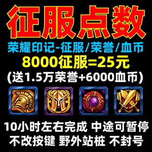 wow魔兽世界代练正式服血腥硬币荣耀印记PVP装备征服满荣誉点军装