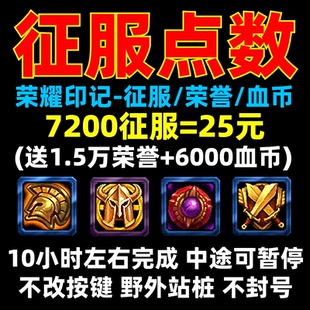 wow魔兽世界代练正式服血腥硬币荣耀印记PVP装备征服满荣誉点军装