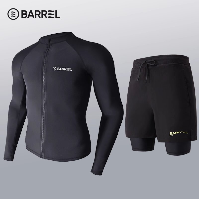 韩国潜水服男士速干防晒水母服