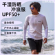 浮潜游泳衣水母服套装 新款 速干防晒分体冲浪服长袖 大码 潜水服男士