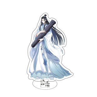 跨境 动漫魔道同人祖师蓝忘机魏无羡亚克力立牌双面透明摆件 热销