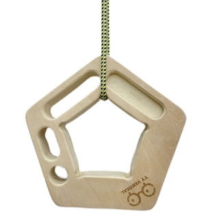 YY VERTICAL五角形多功能便携训练悬挂木质指力板家用户外